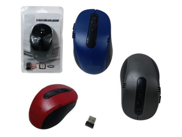 &uu MOUSE PC INALAMBRICO A PILAS (150M10)